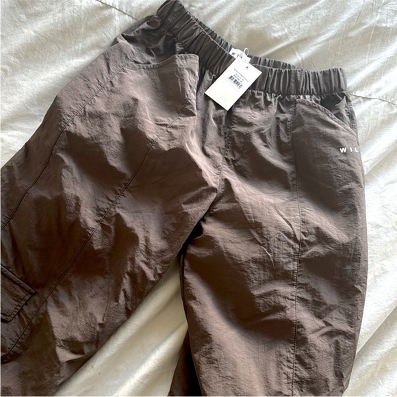 Wilo the label parachute cargo jogger in chocolate size Xs - Picture 4 of 4